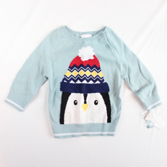 Little Wonders Other - 💚5/$25 Little Wonders Baby Winter Penguin Sweater